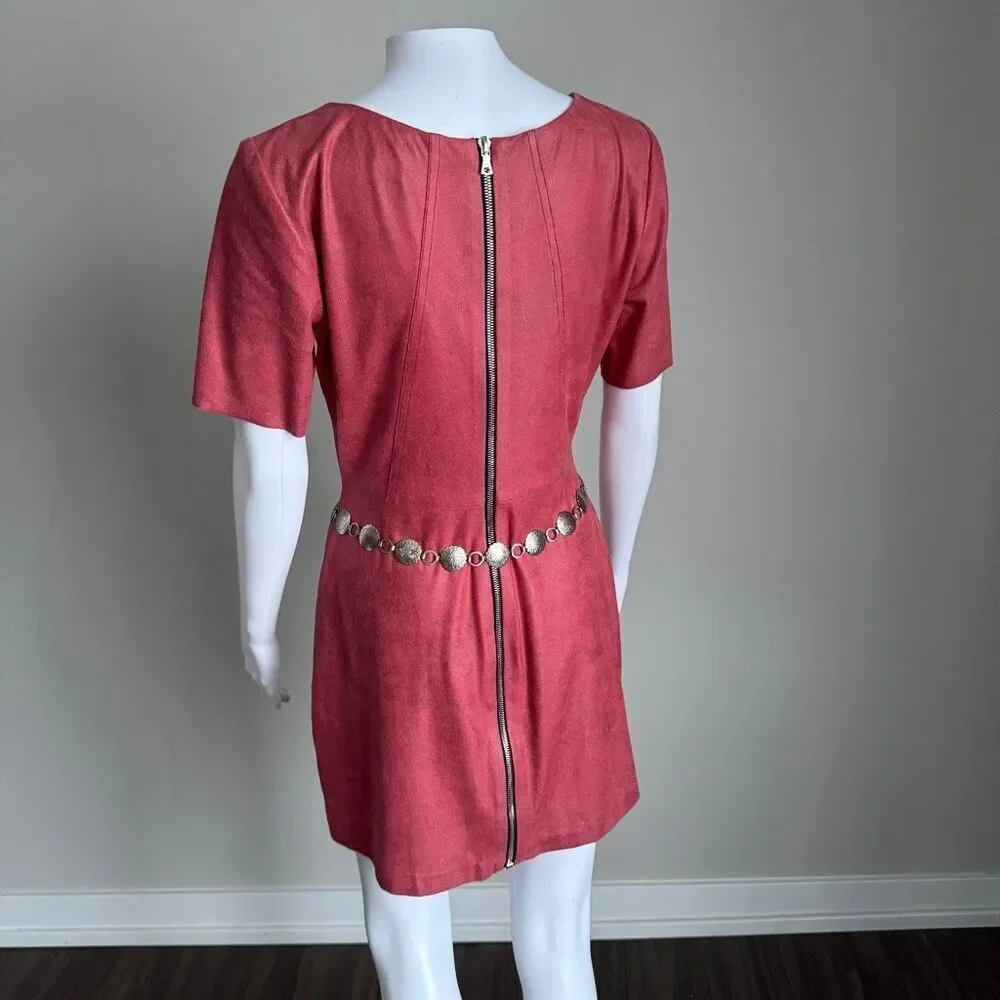 NWOT Alexis x Revolve Faux Suede Mini Dress Size S